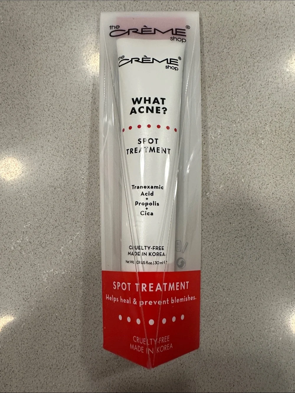 The Crème Shop What Acne 3pc Set (Moisturizer, Serum, Spot Treatment) Korean NEW